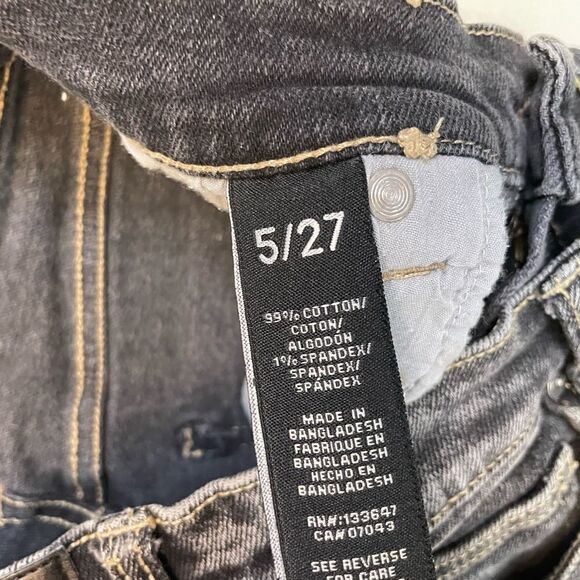 Kendall &Kylie The Drifter High Rise Denim Jean Shorts Women Size 27 Or 5 - Picture 4 of 6